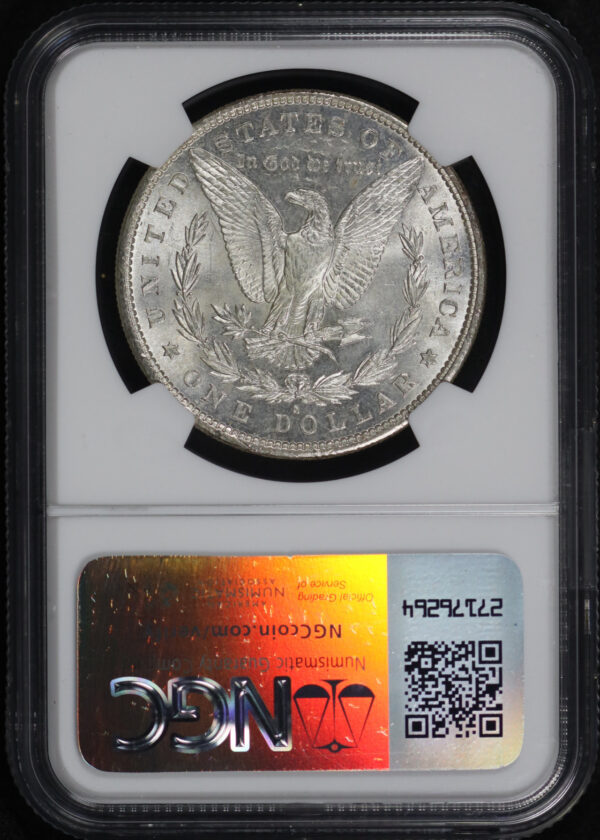 Reverse of this 1881-S Morgan Dollar NGC MS-63