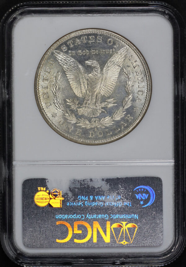 Reverse of this 1881-S Morgan Dollar NGC MS-63