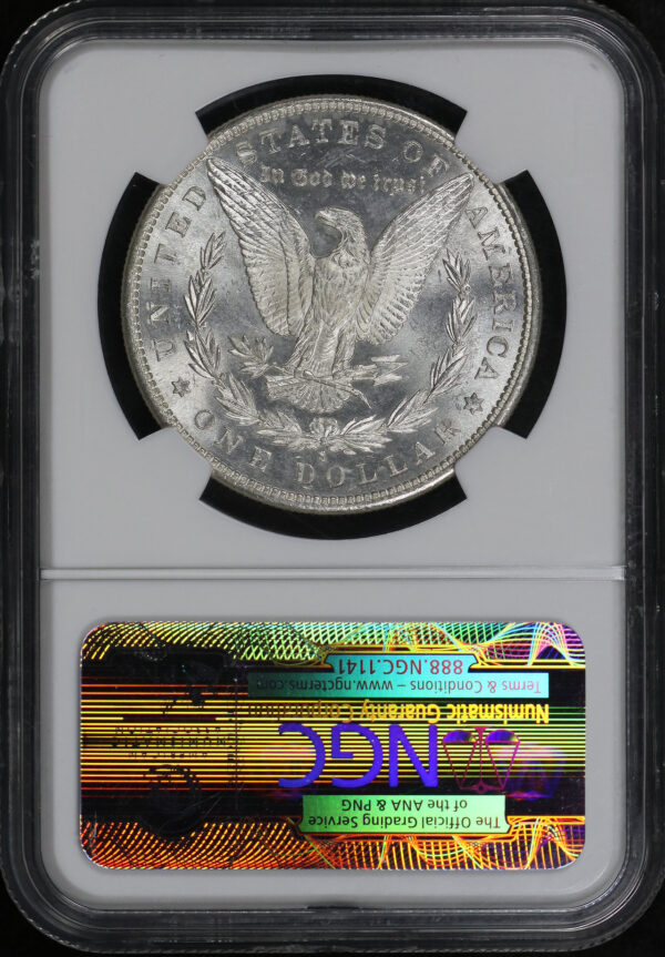 Reverse of this 1881-S Morgan Dollar NGC MS-64