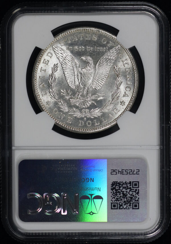 Reverse of this 1881-S Morgan Dollar NGC MS-64