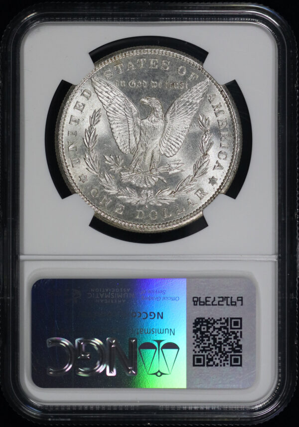 Reverse of this 1881-S Morgan Dollar NGC MS-64