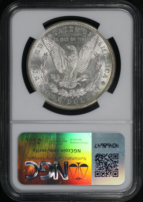 Reverse of this 1881-S Morgan Dollar NGC MS-64