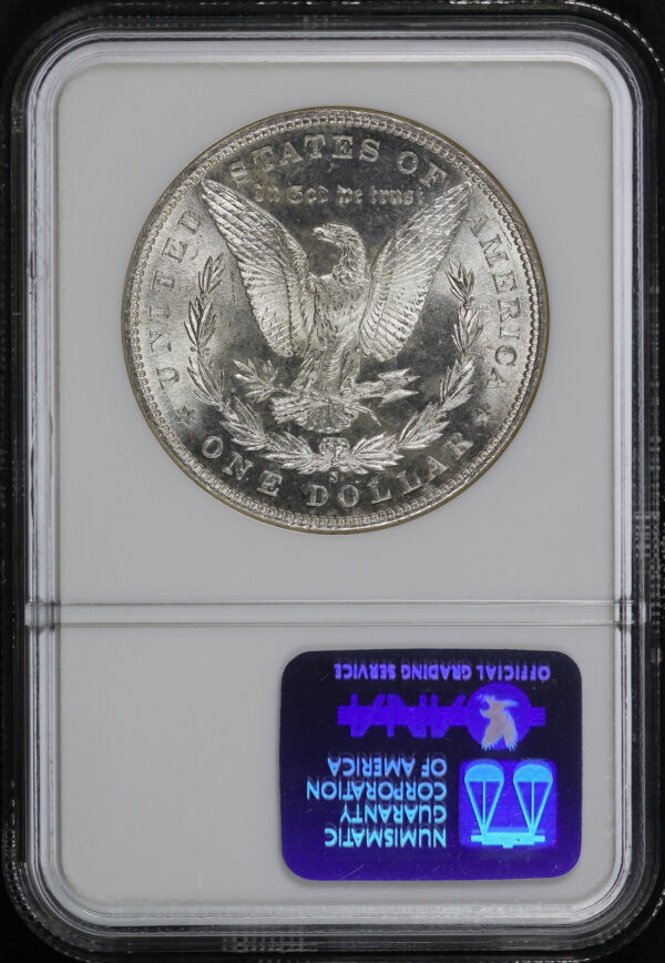 Reverse of this 1881-S Morgan Dollar NGC MS-64