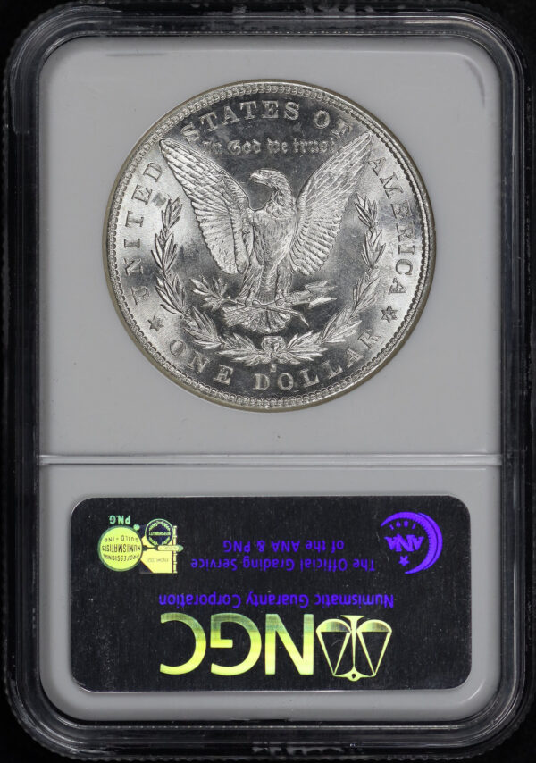 Reverse of this 1881-S Morgan Dollar NGC MS-64