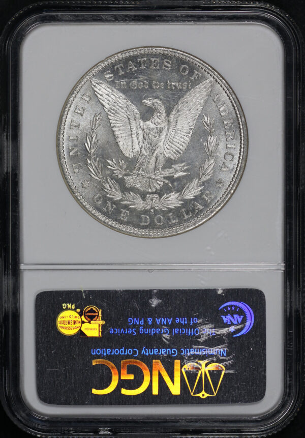 Reverse of this 1881-S Morgan Dollar NGC MS-64