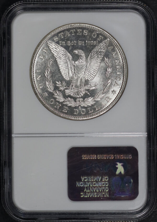 Reverse of this 1881-S Morgan Dollar NGC MS-64