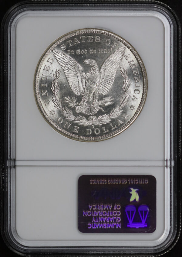 Reverse of this 1881-S Morgan Dollar NGC MS-64