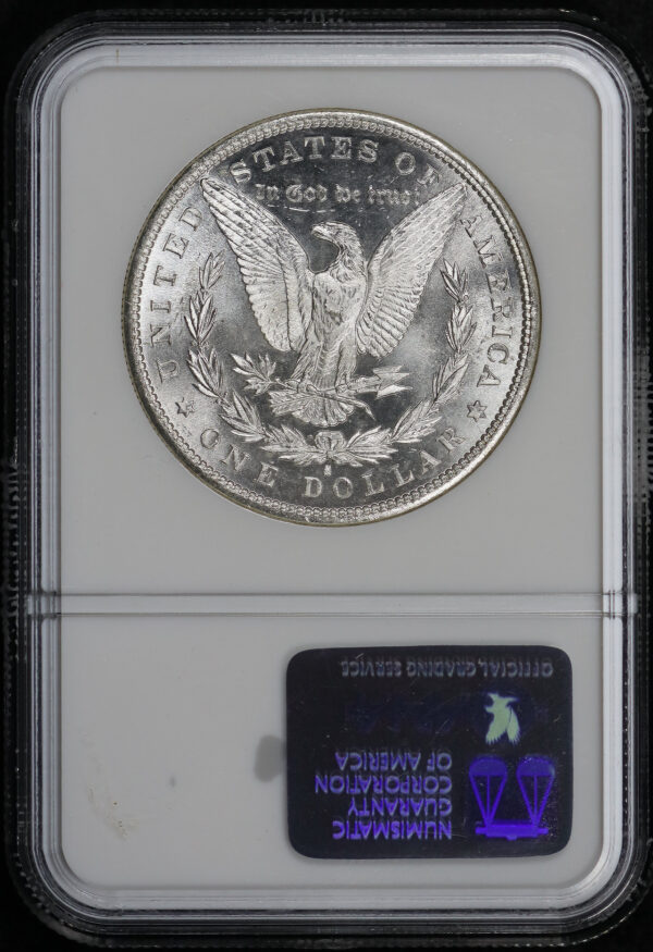 Reverse of this 1881-S Morgan Dollar NGC MS-64