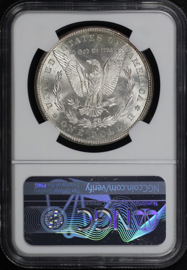 Reverse of this 1881-S Morgan Dollar NGC MS-65