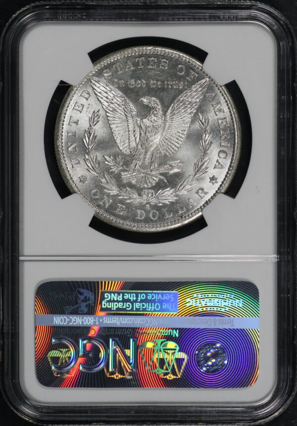 Reverse of this 1881-S Morgan Dollar NGC MS-66