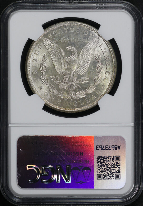 Reverse of this 1881-S Morgan Dollar NGC MS-67