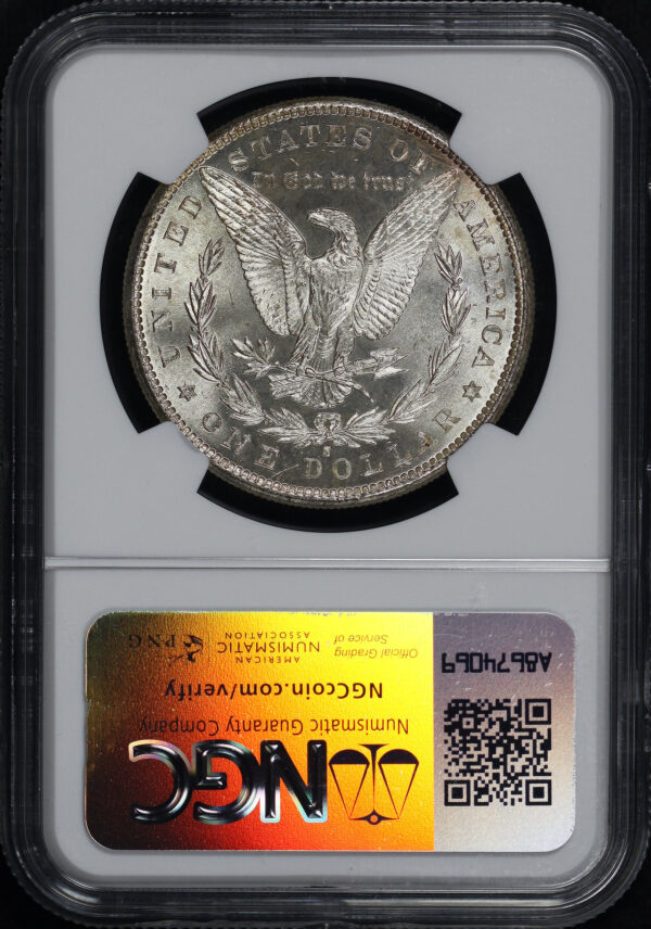 Reverse of this 1881-S Morgan Dollar NGC MS-67