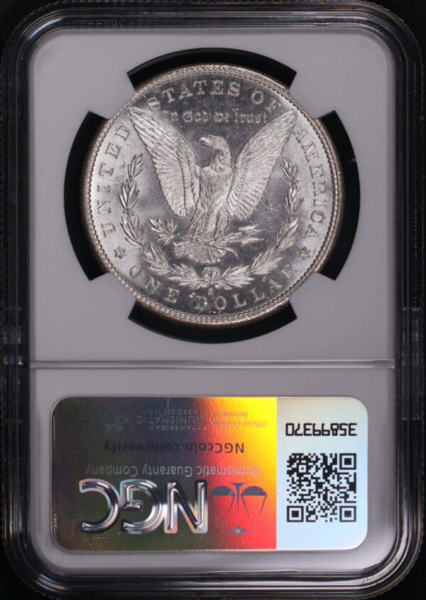 Reverse of this 1881-S Morgan Dollar NGC MS-67
