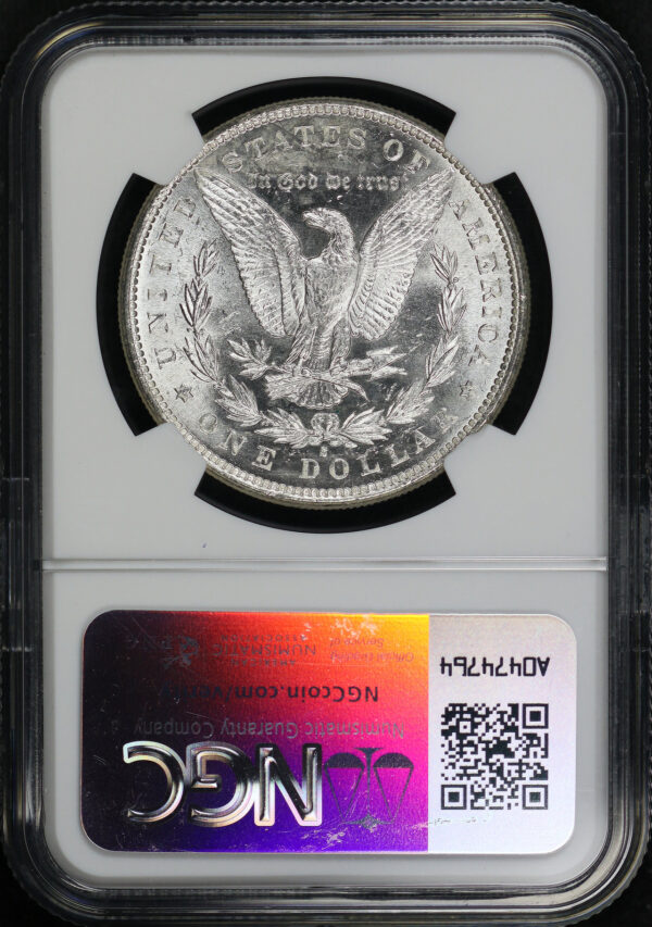 Reverse of this 1881-S Morgan Dollar NGC MS-67