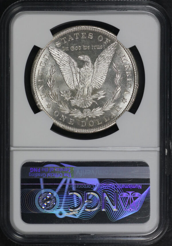 Reverse of this 1881-S Morgan Dollar NGC MS-67+