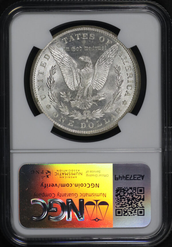 Reverse of this 1881-S Morgan Dollar NGC MS-67+