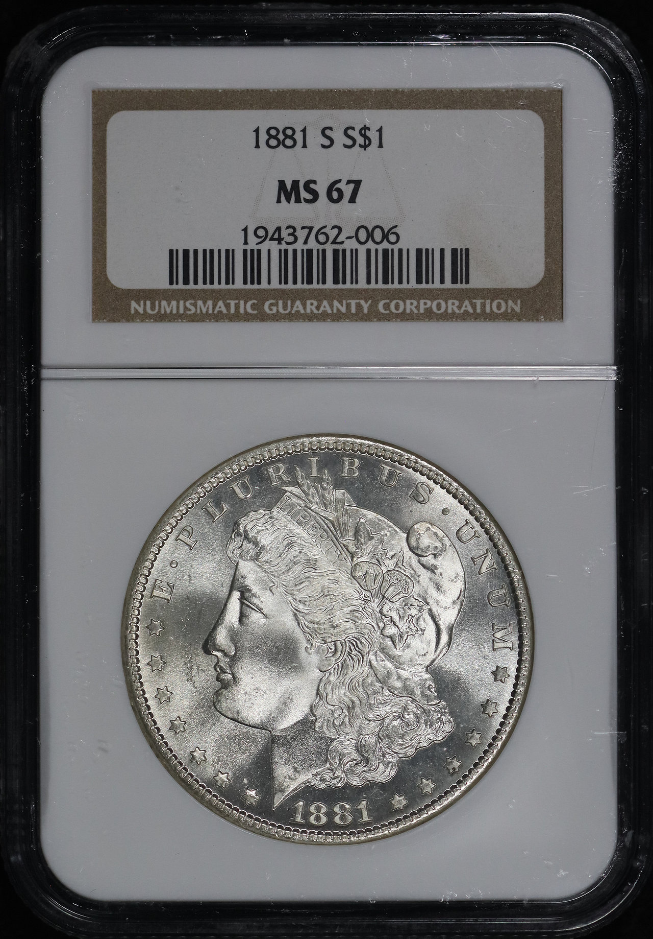 1881-S Morgan Dollar NGC MS-67 | Northern Nevada Coin