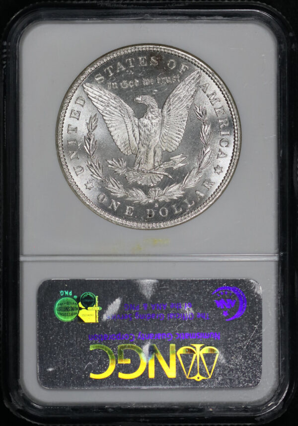 Reverse of this 1881-S Morgan Dollar NGC MS-67
