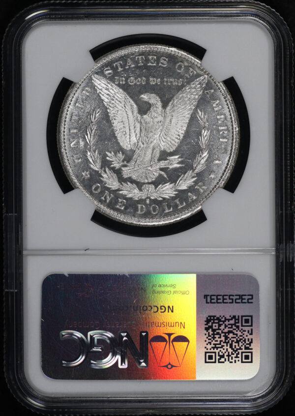 Reverse of this 1881-S Morgan Dollar NGC MS-62 PL