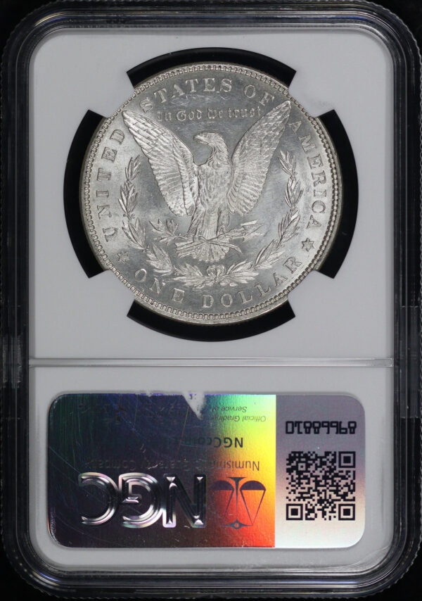 Reverse of this 1882 Morgan Dollar NGC MS-61