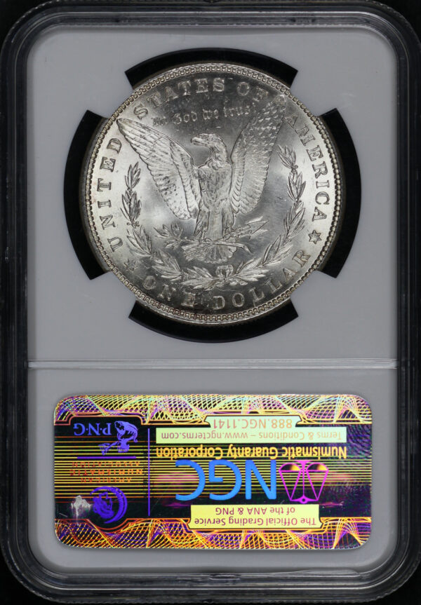 Reverse of this 1882 Morgan Dollar NGC MS-64