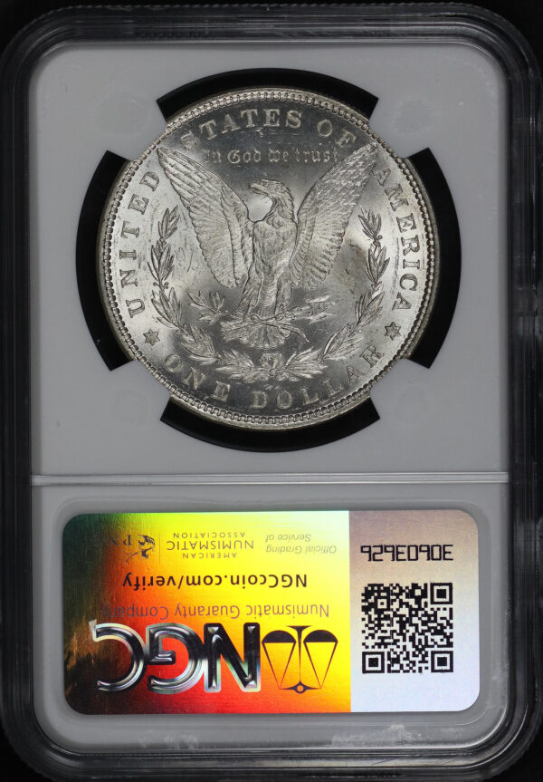 Reverse of this 1882 Morgan Dollar NGC MS-64