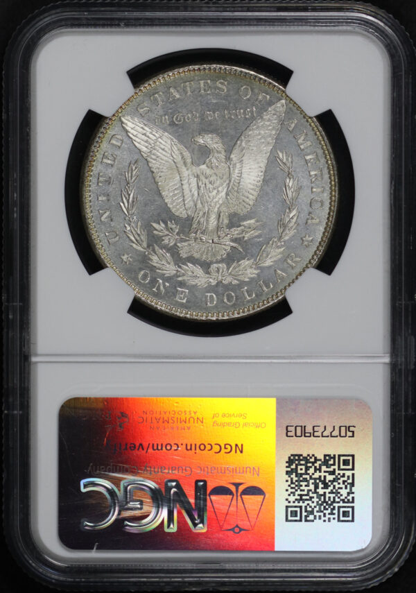 Reverse of this 1882 Morgan Dollar NGC MS-65 PL