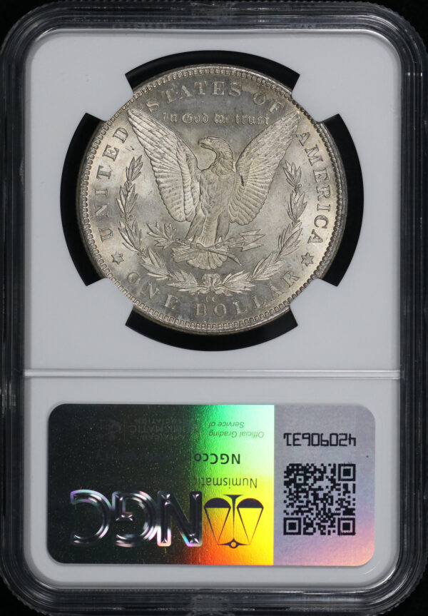 Reverse of this 1882-CC Morgan Dollar NGC MS-63