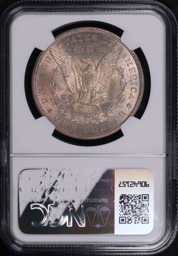Reverse of this 1882-CC Morgan Dollar NGC MS-66