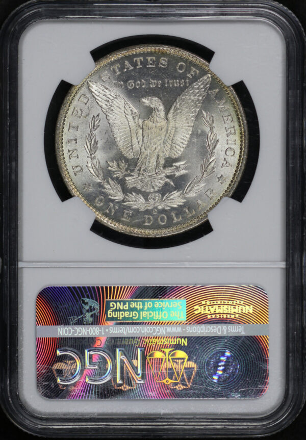 Reverse of this 1882-O Morgan Dollar NGC MS-63