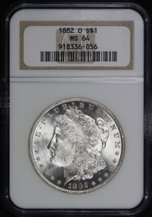 Obverse of this 1882-O Morgan Dollar NGC MS-64