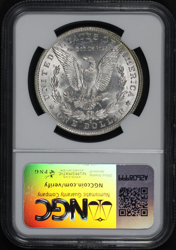 Reverse of this 1882-O Morgan Dollar NGC MS-65