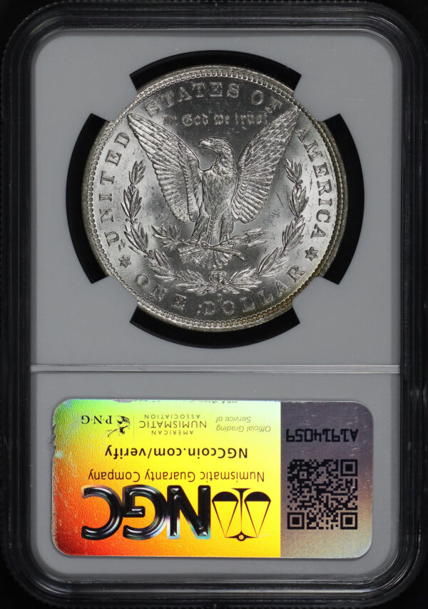 Reverse of this 1882-O Morgan Dollar NGC MS-65