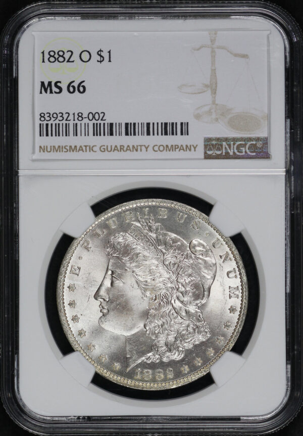 Obverse of this 1882-O Morgan Dollar NGC MS-66