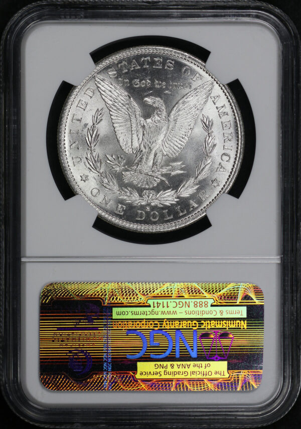 Reverse of this 1882-S Morgan Dollar NGC MS-62
