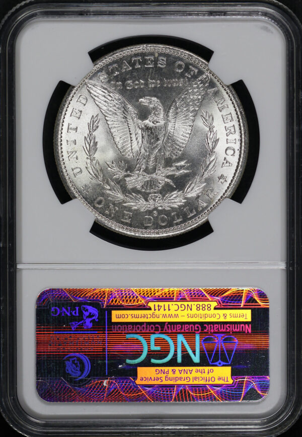 Reverse of this 1882-S Morgan Dollar NGC MS-63 MUSIC CITY COLLECTION