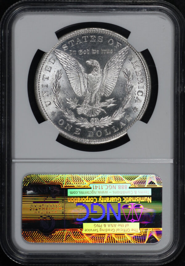 Reverse of this 1882-S Morgan Dollar NGC MS-65
