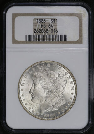 Obverse of this 1883 Morgan Dollar NGC MS-64