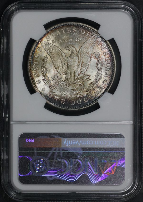 Reverse of this 1883 Morgan Dollar NGC MS-67