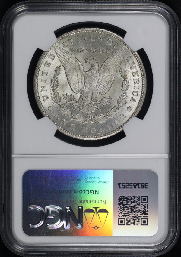 Reverse of this 1883-CC Morgan Dollar NGC MS-61