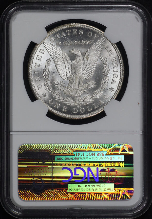Reverse of this 1883-CC Morgan Dollar NGC MS-63