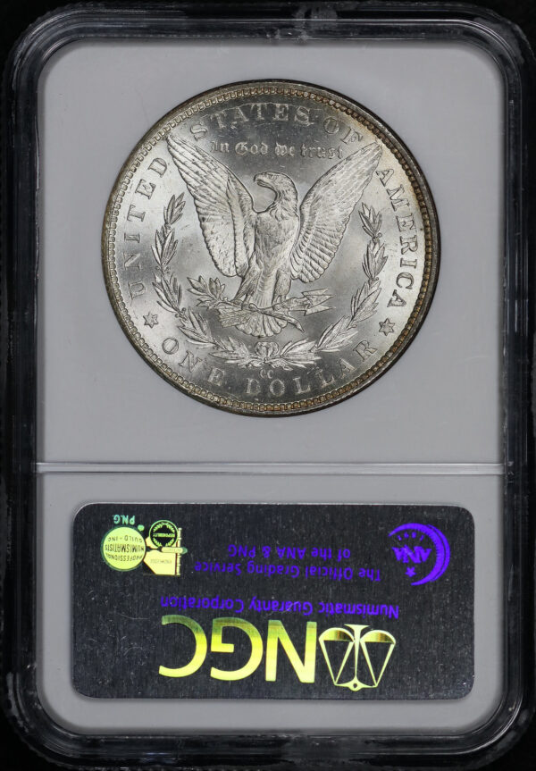 Reverse of this 1883-CC Morgan Dollar NGC MS-63