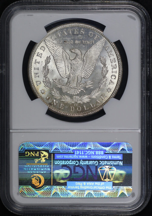 Reverse of this 1883-CC Morgan Dollar NGC MS-64