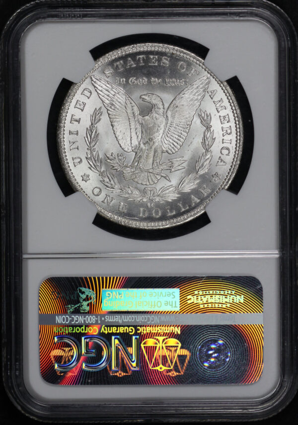 Reverse of this 1883-CC Morgan Dollar NGC MS-64