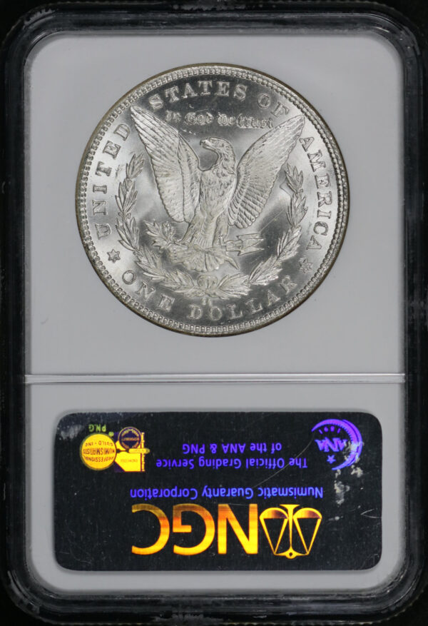 Reverse of this 1883-CC Morgan Dollar NGC MS-64