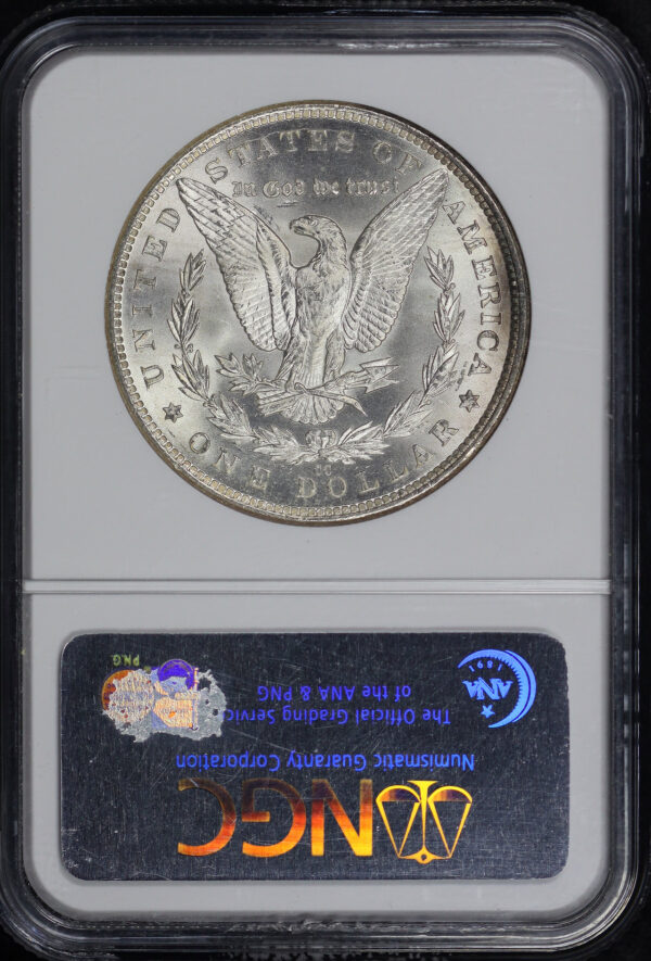Reverse of this 1883-CC Morgan Dollar NGC MS-64