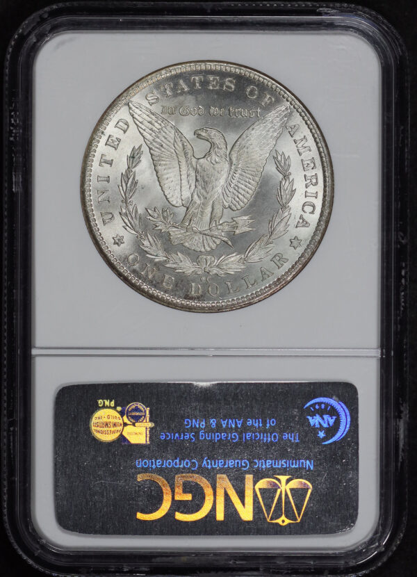 Reverse of this 1883-CC Morgan Dollar NGC MS-64
