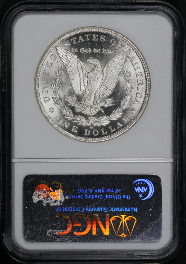 Reverse of this 1883-CC Morgan Dollar NGC MS-64