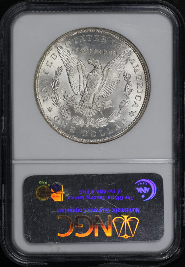 Reverse of this 1883-CC Morgan Dollar NGC MS-64
