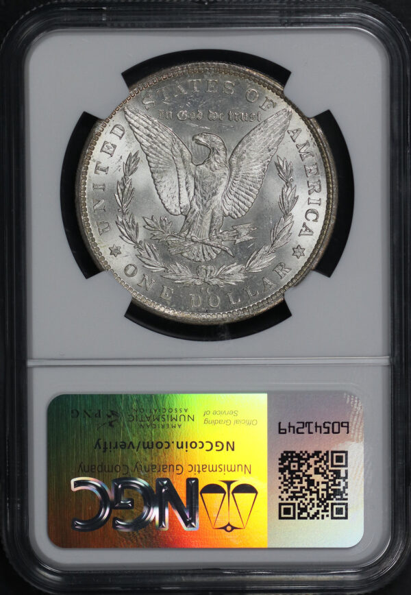 Reverse of this 1883-CC Morgan Dollar NGC MS-66